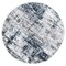 World Rug Gallery Distressed Abstract Area Rug 6'6'' Round Blue 910BLUE6RND - alternate 3
